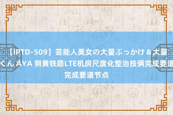 【IPTD-509】芸能人美女の大量ぶっかけ＆大量ごっくん AYA 朔黄铁路LTE机房尺度化整治技俩完成要道节点