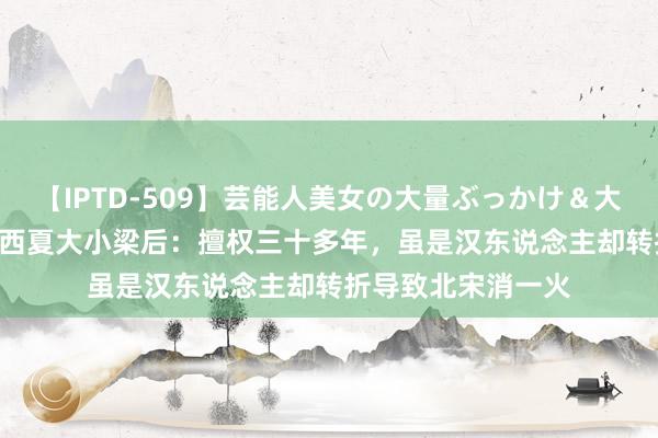 【IPTD-509】芸能人美女の大量ぶっかけ＆大量ごっくん AYA 西夏大小梁后：擅权三十多年，虽是汉东说念主却转折导致北宋消一火