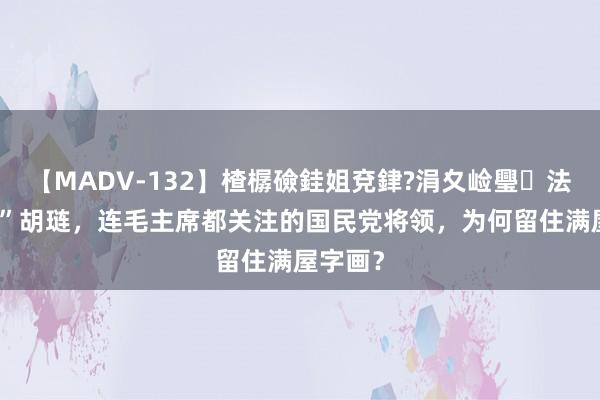 【MADV-132】楂樼礆銈姐兗銉?涓夊崄璺法 “狐将”胡琏，连毛主席都关注的国民党将领，为何留住满屋字画？